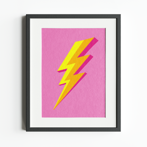 Lightening Bolt Pink