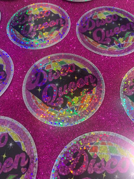 Disco Ball Disco Queen sticker