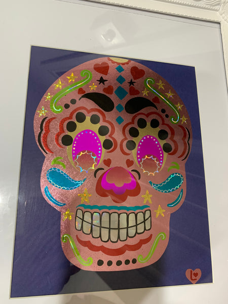 Sugar Candy Skull (foil)