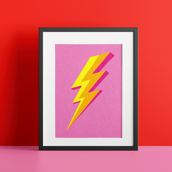 Lightening Bolt Pink