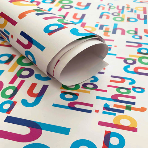 happy birthday gift wrap