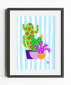 Crazy Cactus Stripey Trio